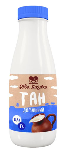 Тан Два Казака Домашний 1% БЗМЖ охлажденный, 500 г