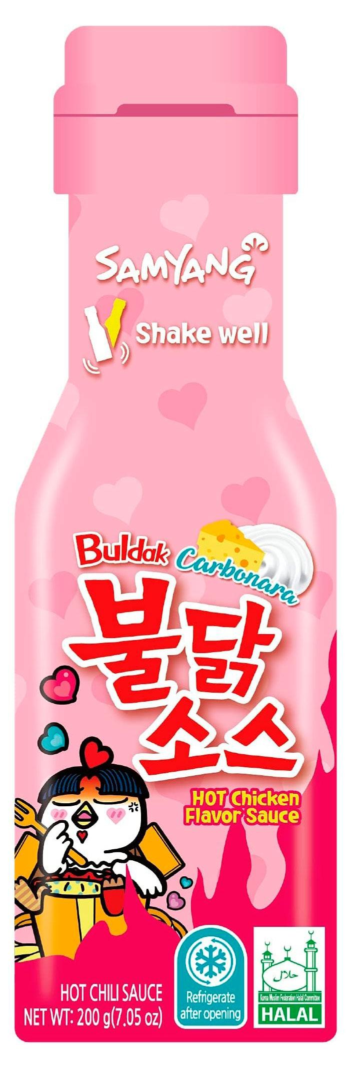 Соус Buldak Samyang Hot Chicken острый со вкусом курицы Корея, 200 г