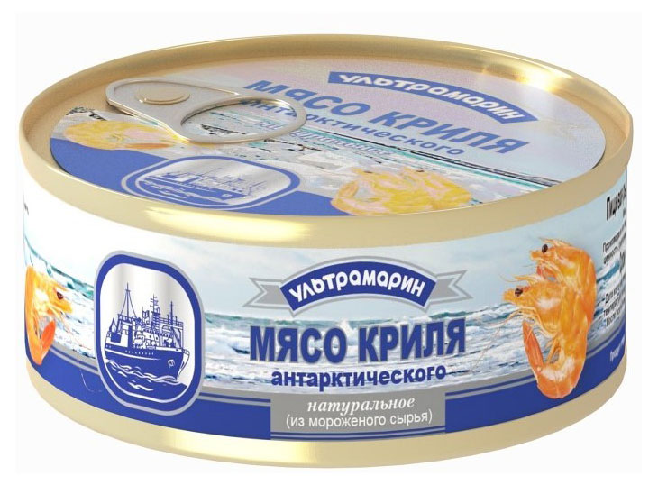 Мясо криля Ультрамарин натуральное, 105 г