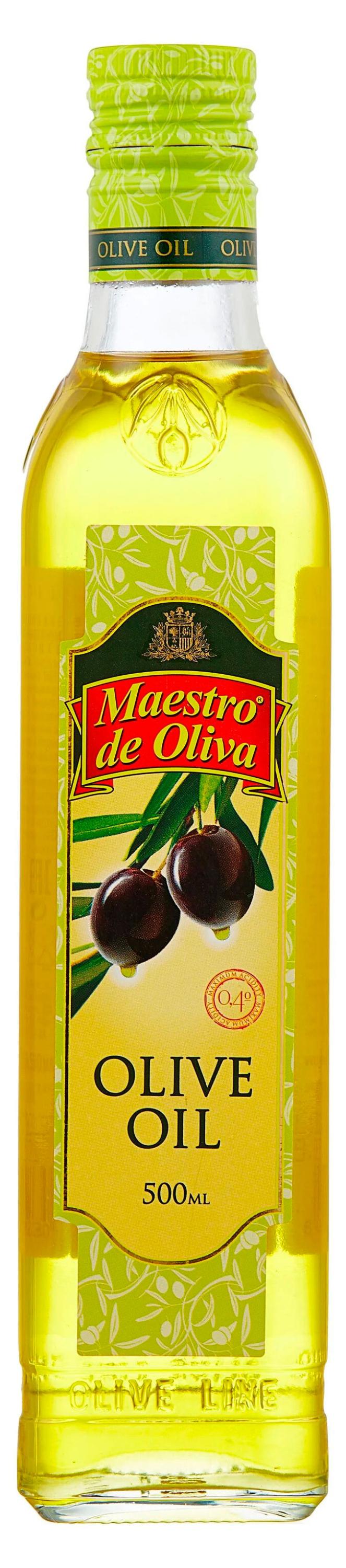 Масло оливковое Maestro de Oliva рафинированное с добавлением нерафинированного Испания, 500 мл