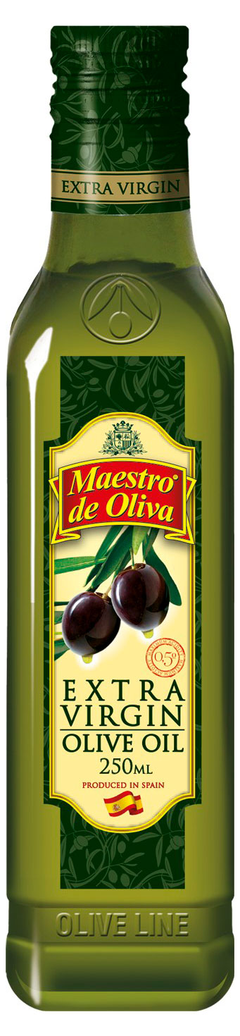 Масло оливковое Maestro de Oliva Extra Virgin нерафинированное Испания, 250 мл