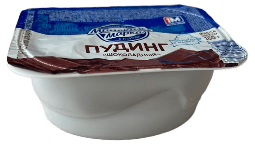 Пудинг Минская марка шоколадный 5% Беларусь охлажденный, 160 г