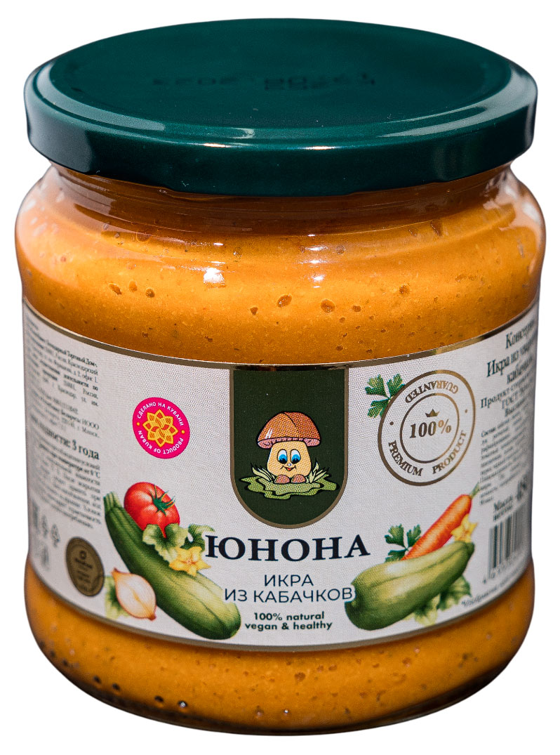 Икра из кабачков Юнона, 480 г