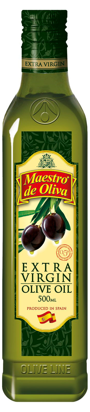 Масло оливковое Maestro de Oliva Extra Virgin нерафинированное Испания, 500 мл