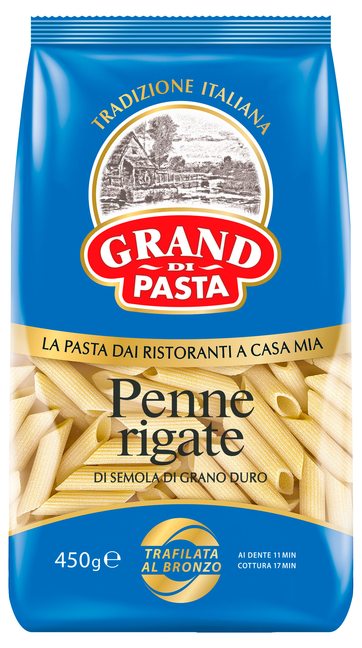 Макаронные изделия Grand di Pasta Penne rigate, 450 г