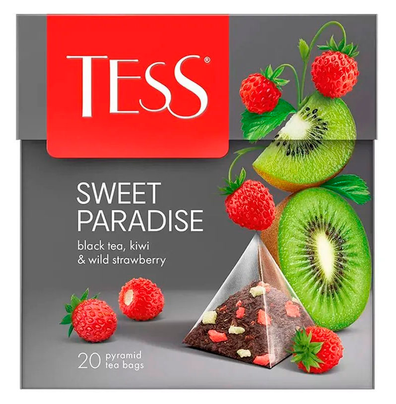 Чай черный Tess Sweet Paradise, 20х1,8 г
