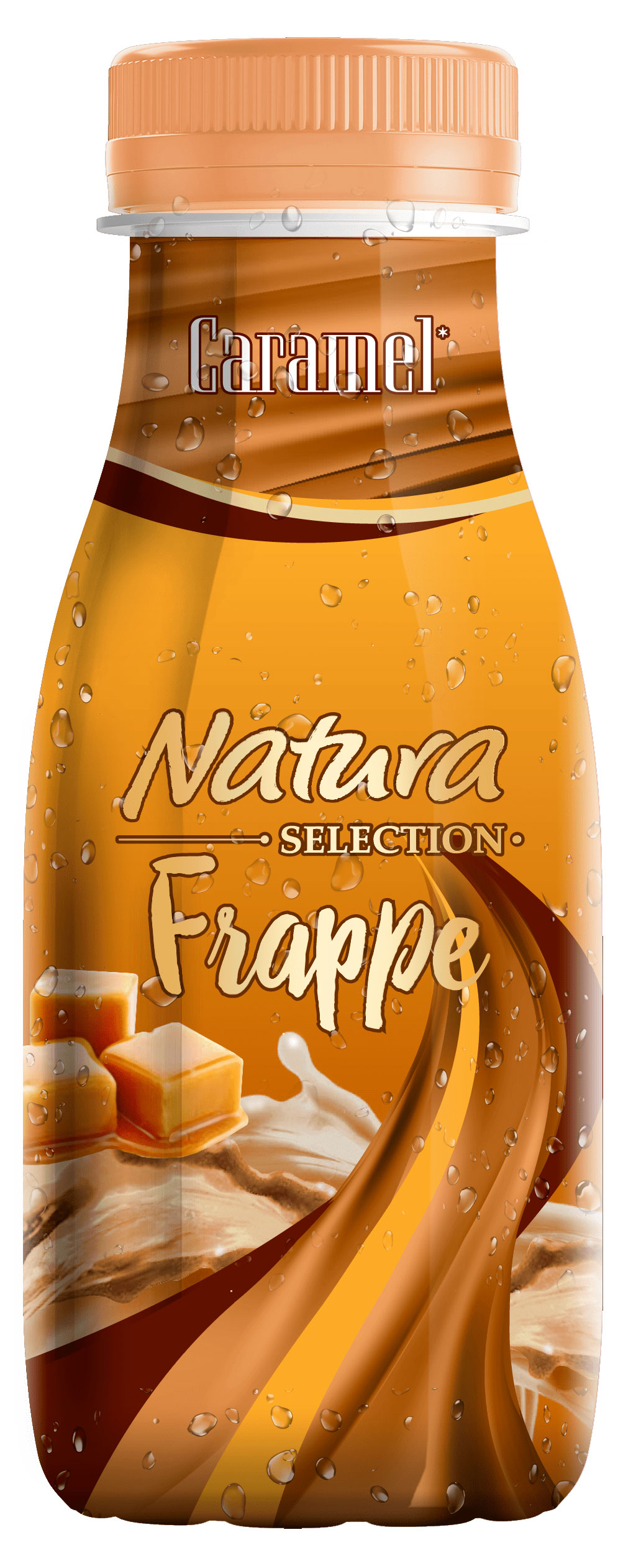 Напиток молочный с кофе Natura Selection со вкусом карамели Frappe сoffee caramel, 250 г