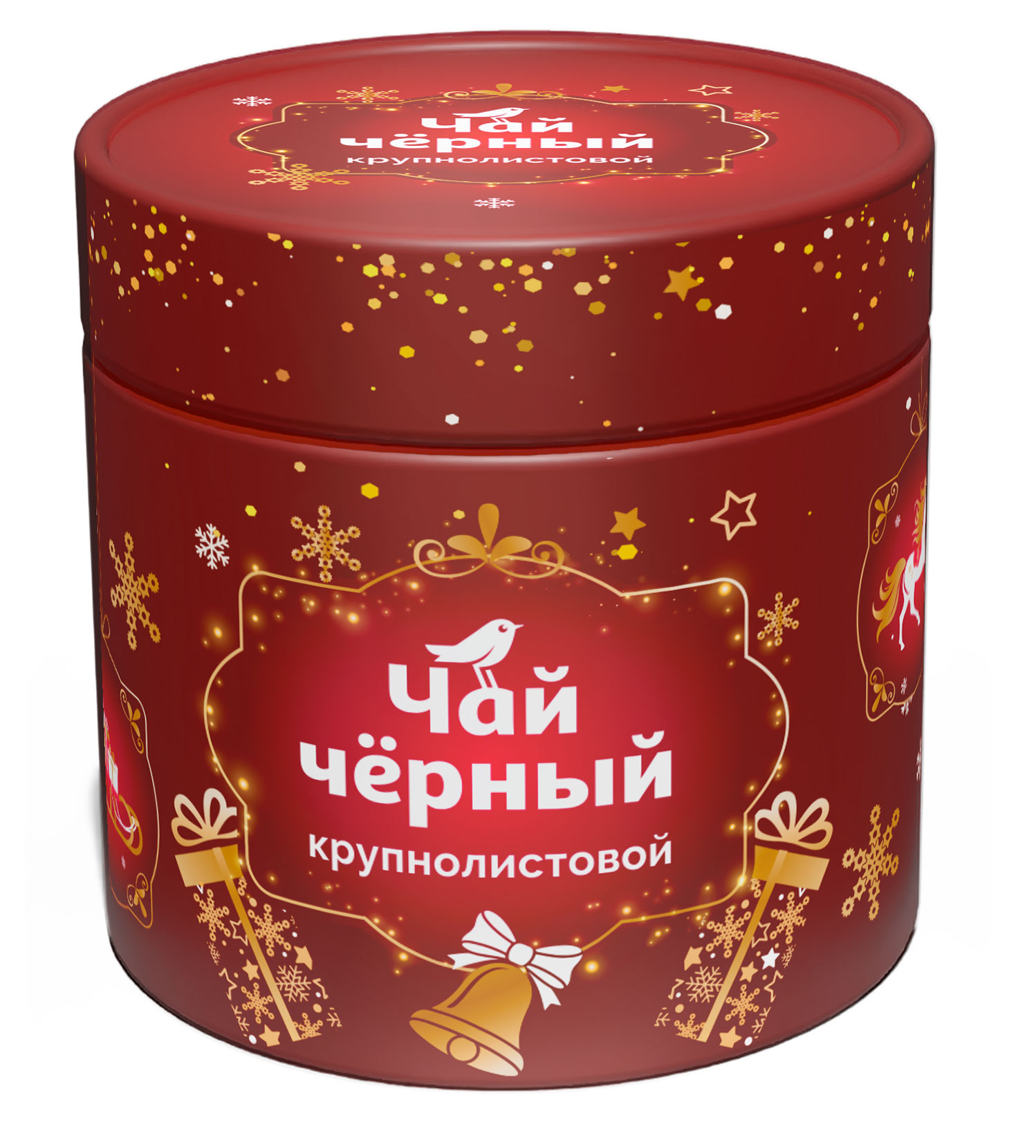 Чай черный АШАН Красная птица крупнолистовой, 100 г
