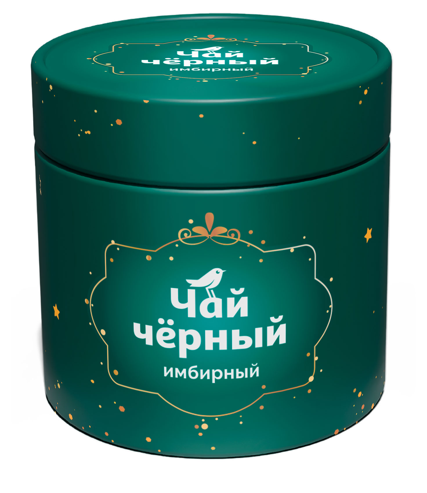 Чай черный АШАН Красная птица имбирный, 100 г