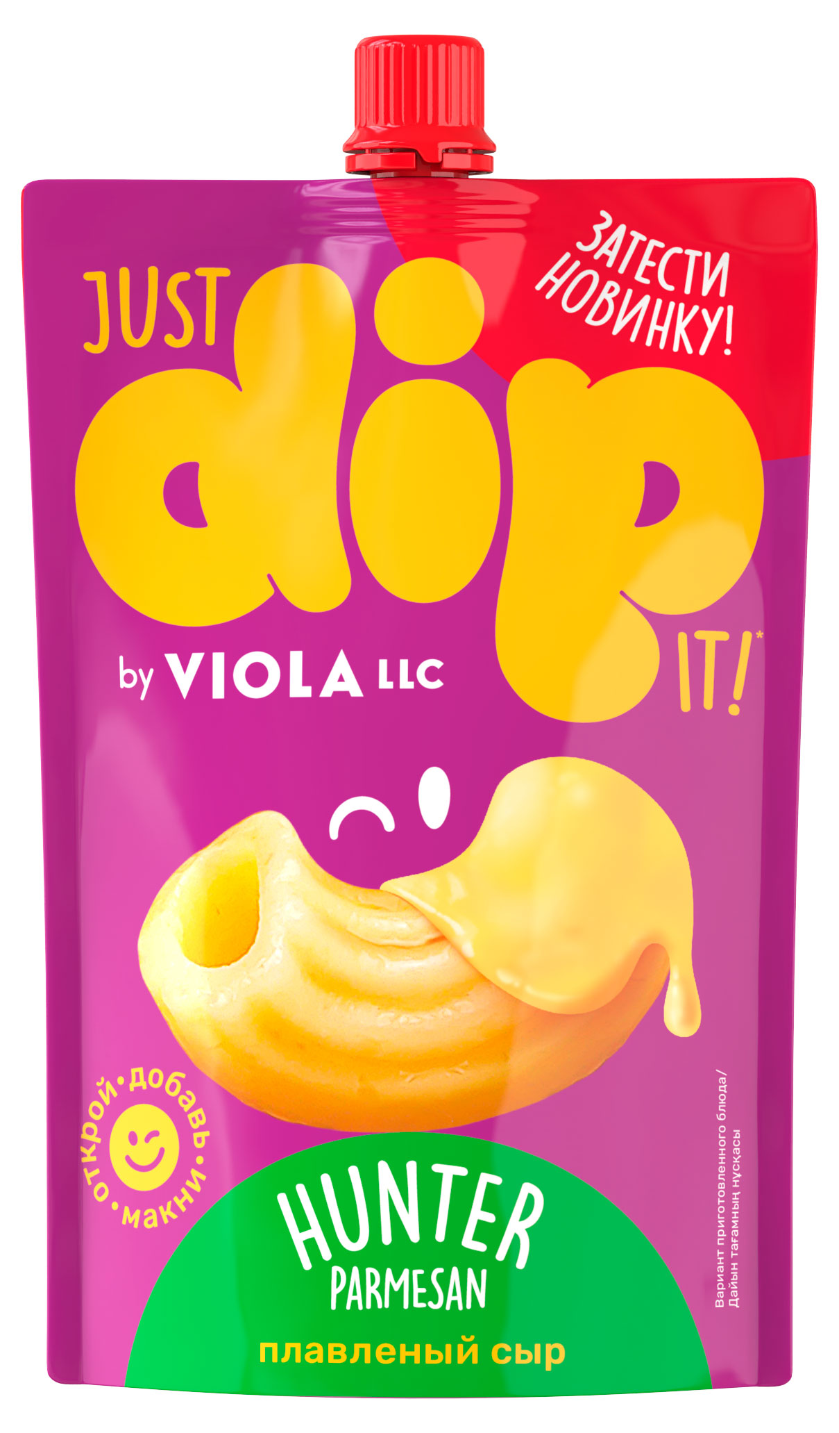 Сыр плавленый Viola Dip Hunter Parmesan для кулинарии 45% БЗМЖ, 180 г