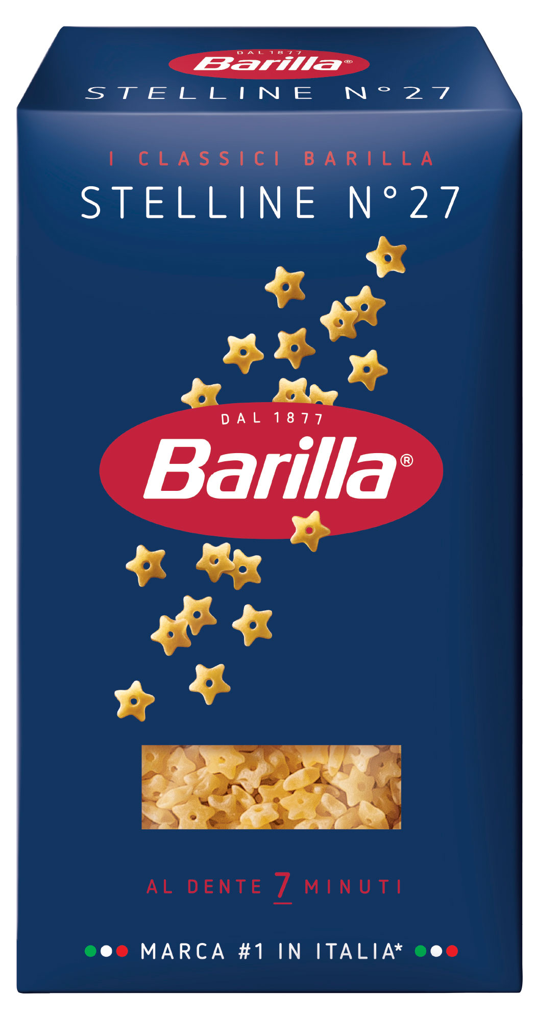 Макаронные изделия Barilla Стеллине 27 из твердых сортов пшеницы, 450 г