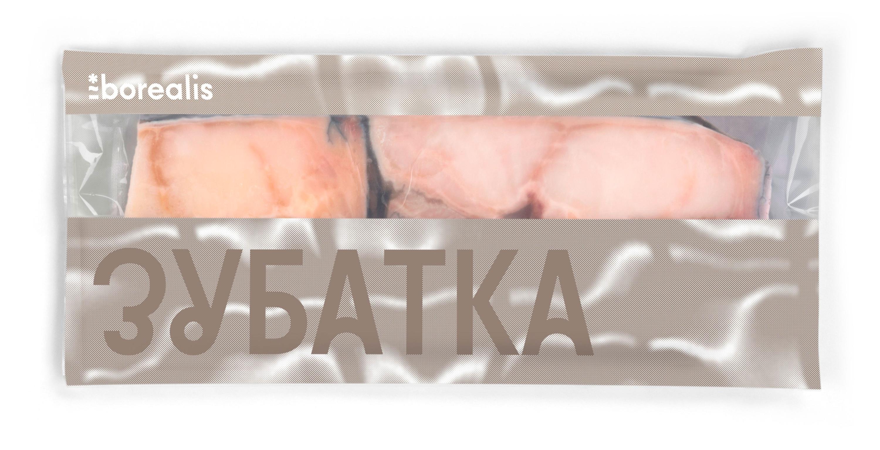 Зубатка пестрая замороженная Borealis стейк, 600 г