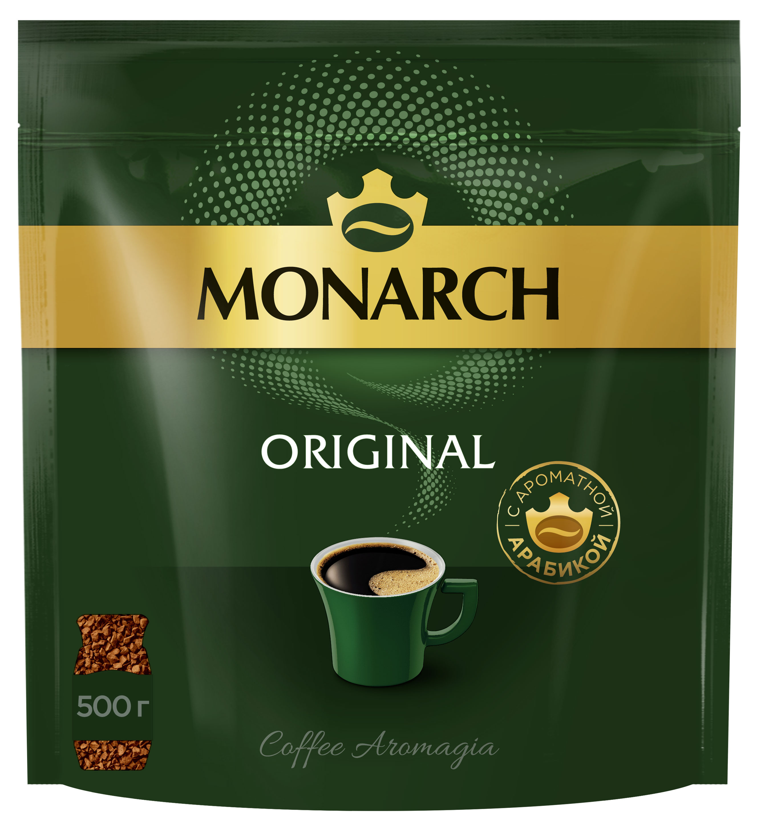 Кофе растворимый MONARCH Original сублимированный, 500 г
