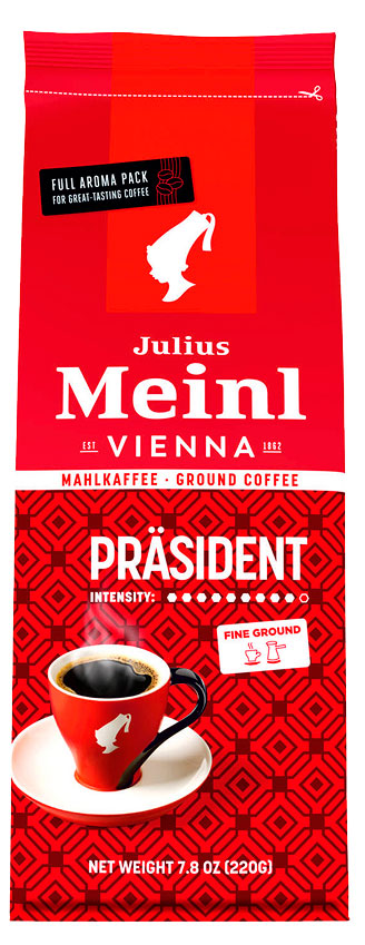 Кофе молотый Julius Meinl Prasident Италия, 220 г