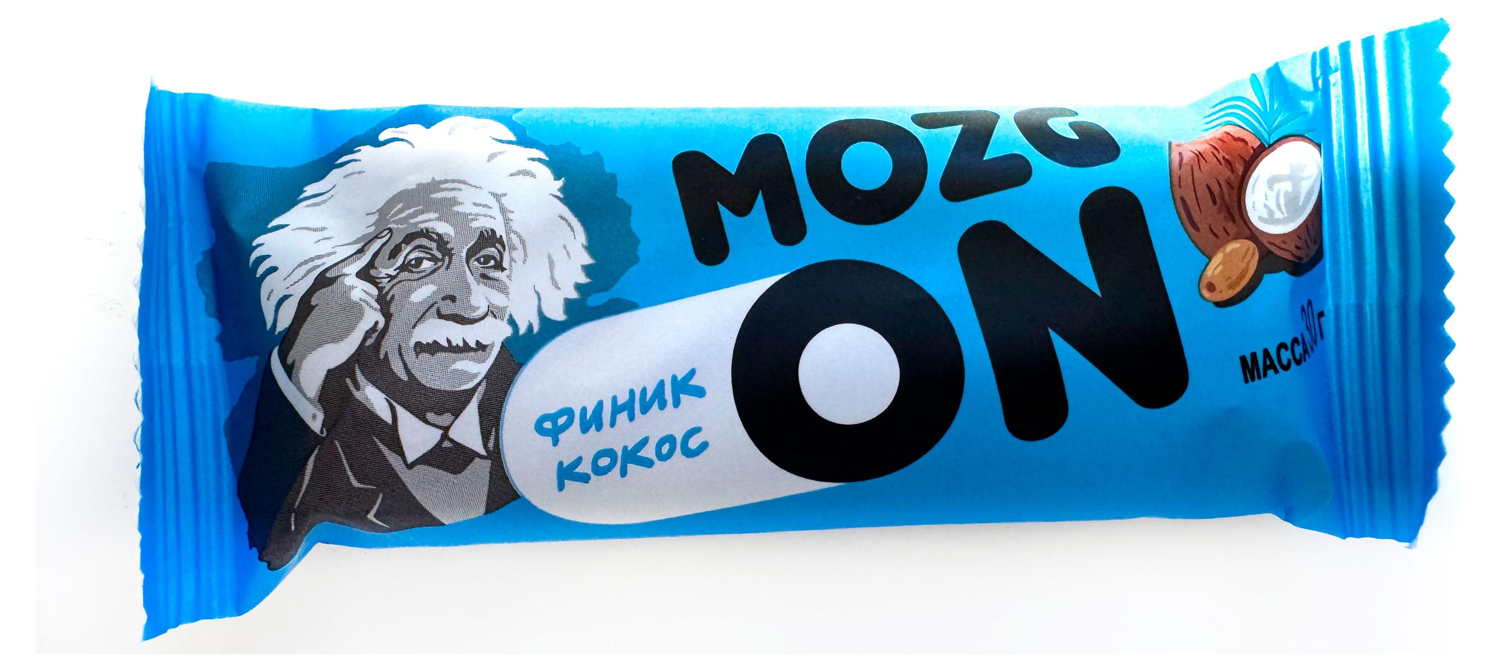 Батончик фруктово-ореховый Mozgon Финик-кокос Беларусь, 30 г