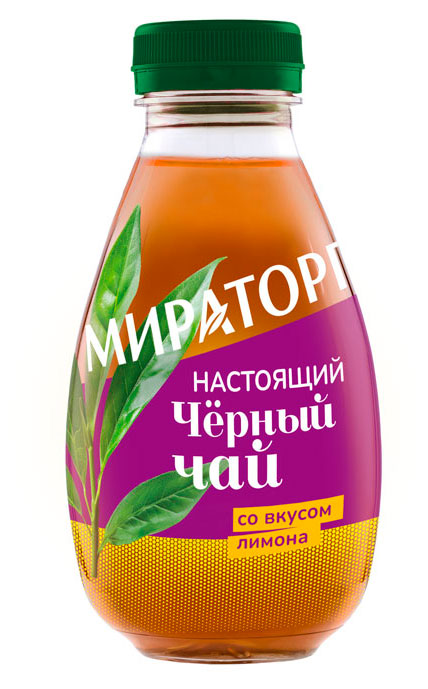 Чай черный Мираторг с лимоном, 370 мл