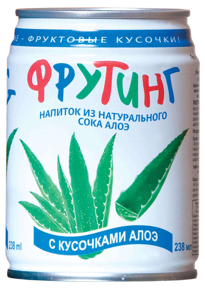Напиток Fruiting с кусочками алоэ Корея, 238 мл