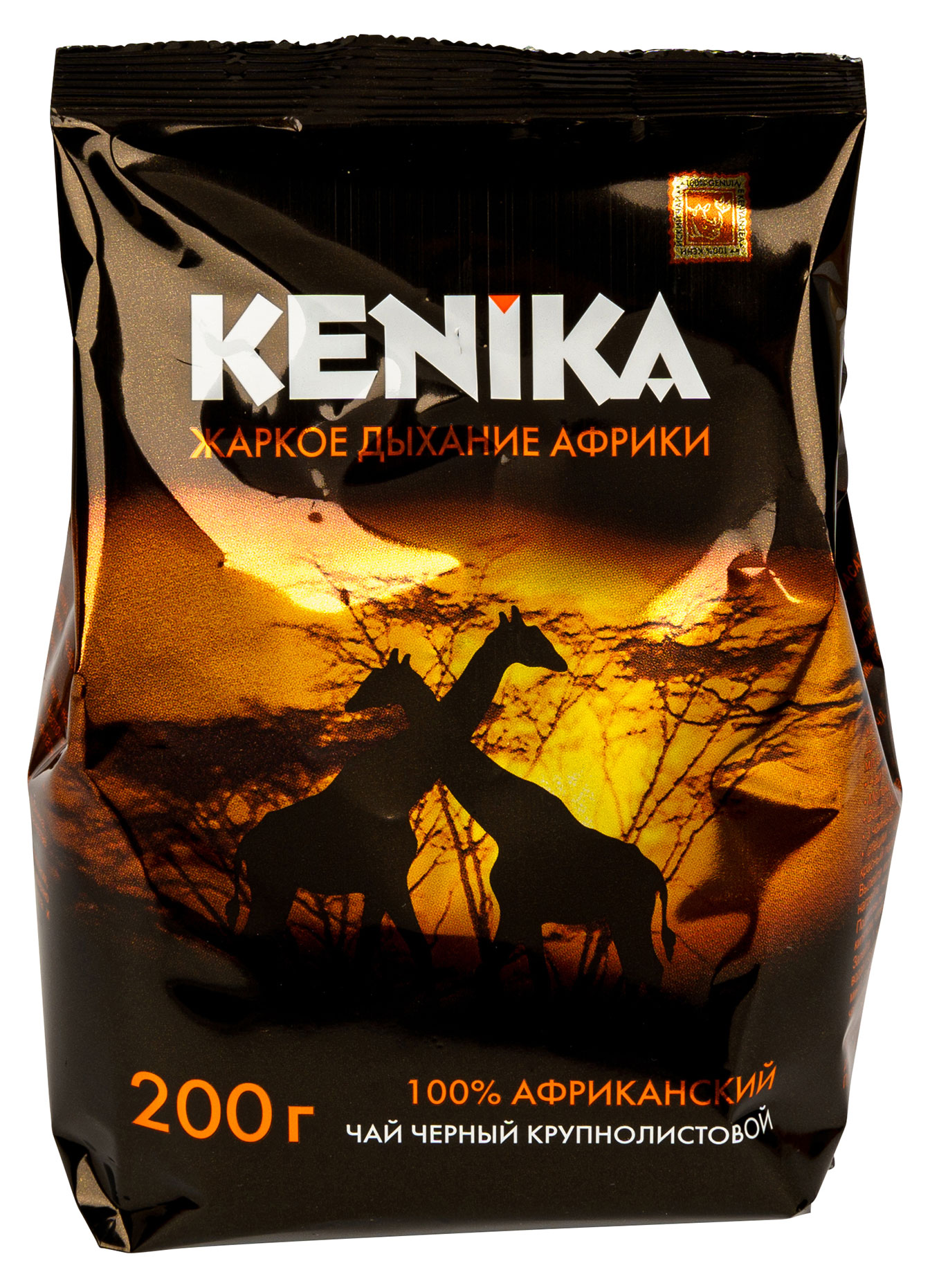 Чай черный Kenika байховый африканский крупнолистовой, 200 г
