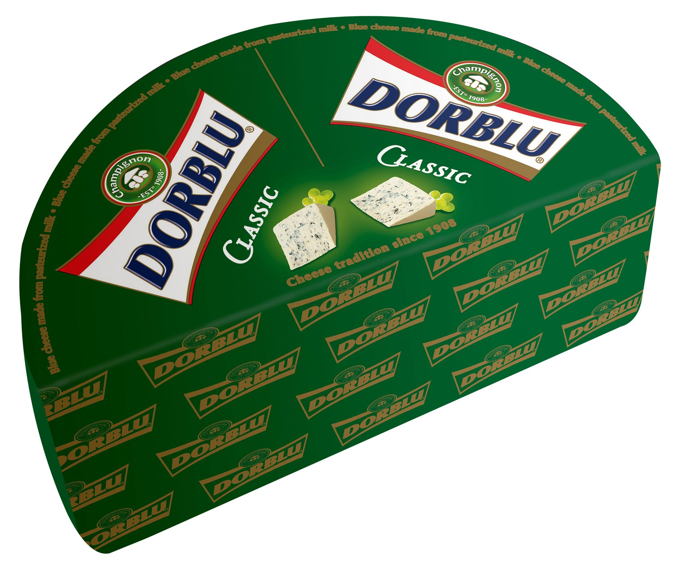 Сыр мягкий сливочный с голубой плесенью Дор Блю Dorblu Classic 50% БЗМЖ, вес