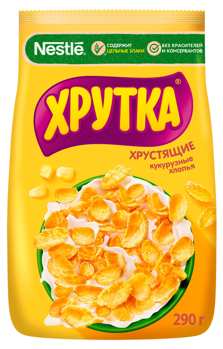 Готовый завтрак ХРУТКА хлопья кукурузные, 290 г