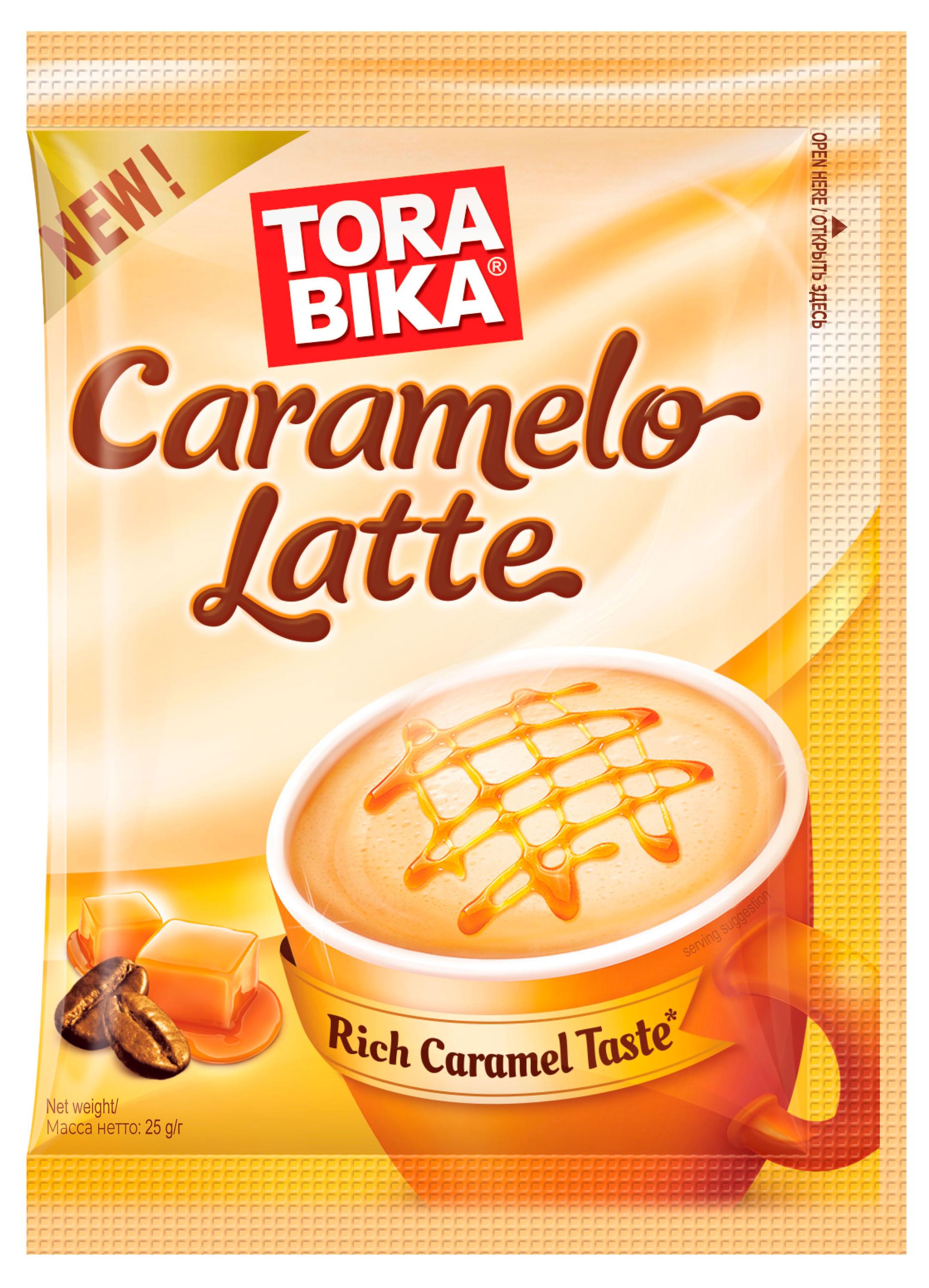 Напиток кофейный Torabika Caramelo Latte Индонезия, 25 г