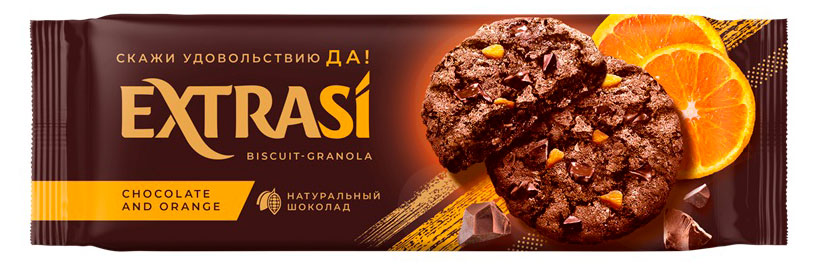 Печенте сдобное ExtraSi Гранола с шоколадом и апельсином, 150 г