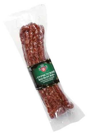 Мясные снеки Колбаски Велес туристские сырокопченые, 100 г