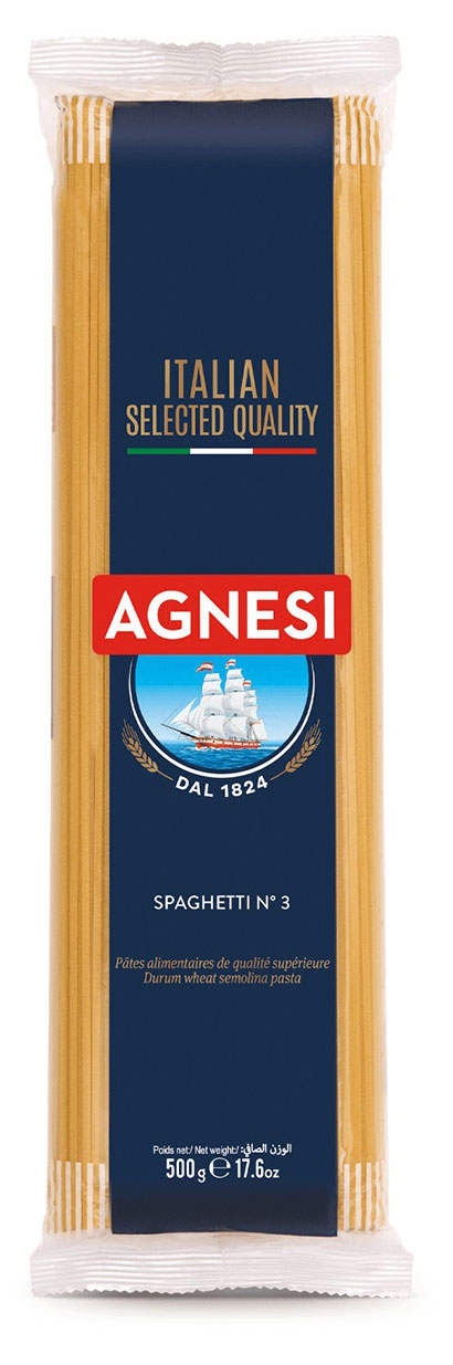 Макаронные изделия Agnesi спагетти Италия, 500 г