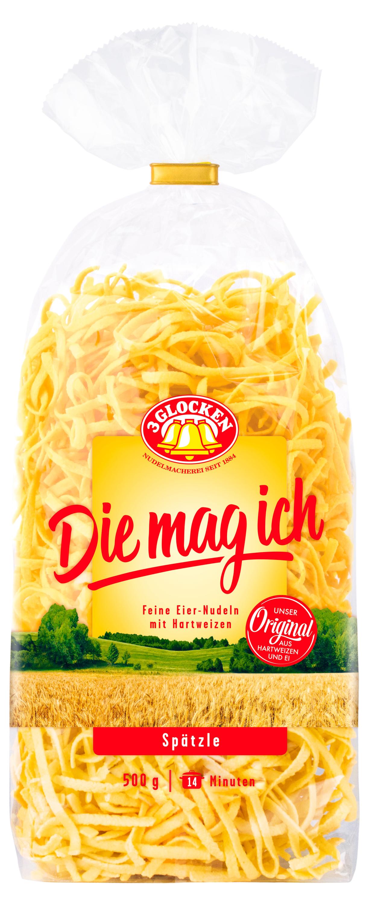 Макаронные изделия 3 Glocken Spatzle Лапша домашняя Германия, 500 г