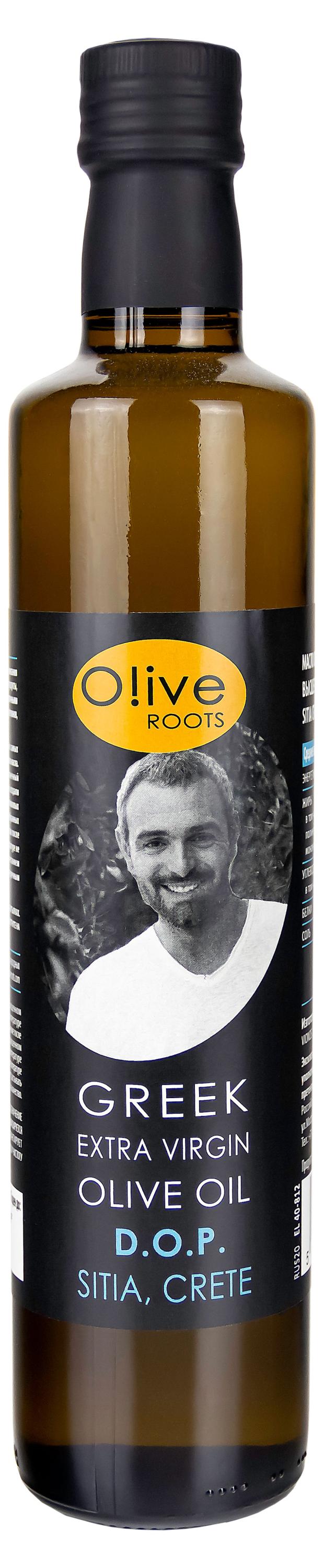 Масло оливковое O!ive Roots Sitia Crete нерафинированное высшего качества, 500 мл