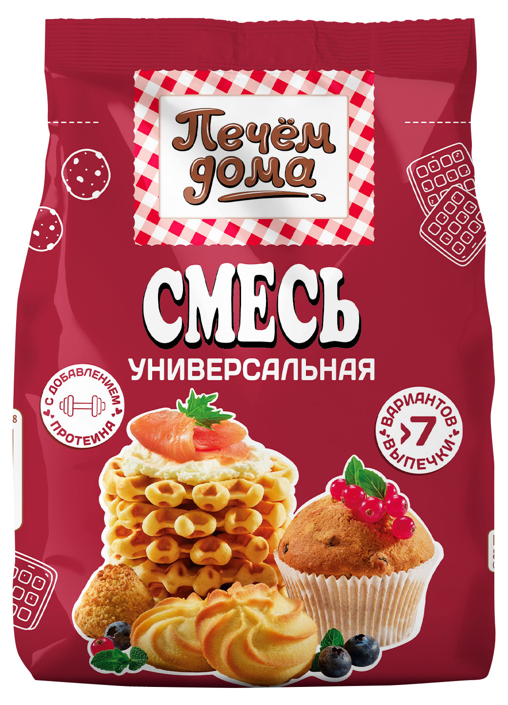 Смесь Печем Дома универсальная с добавлением протеина, 300 г