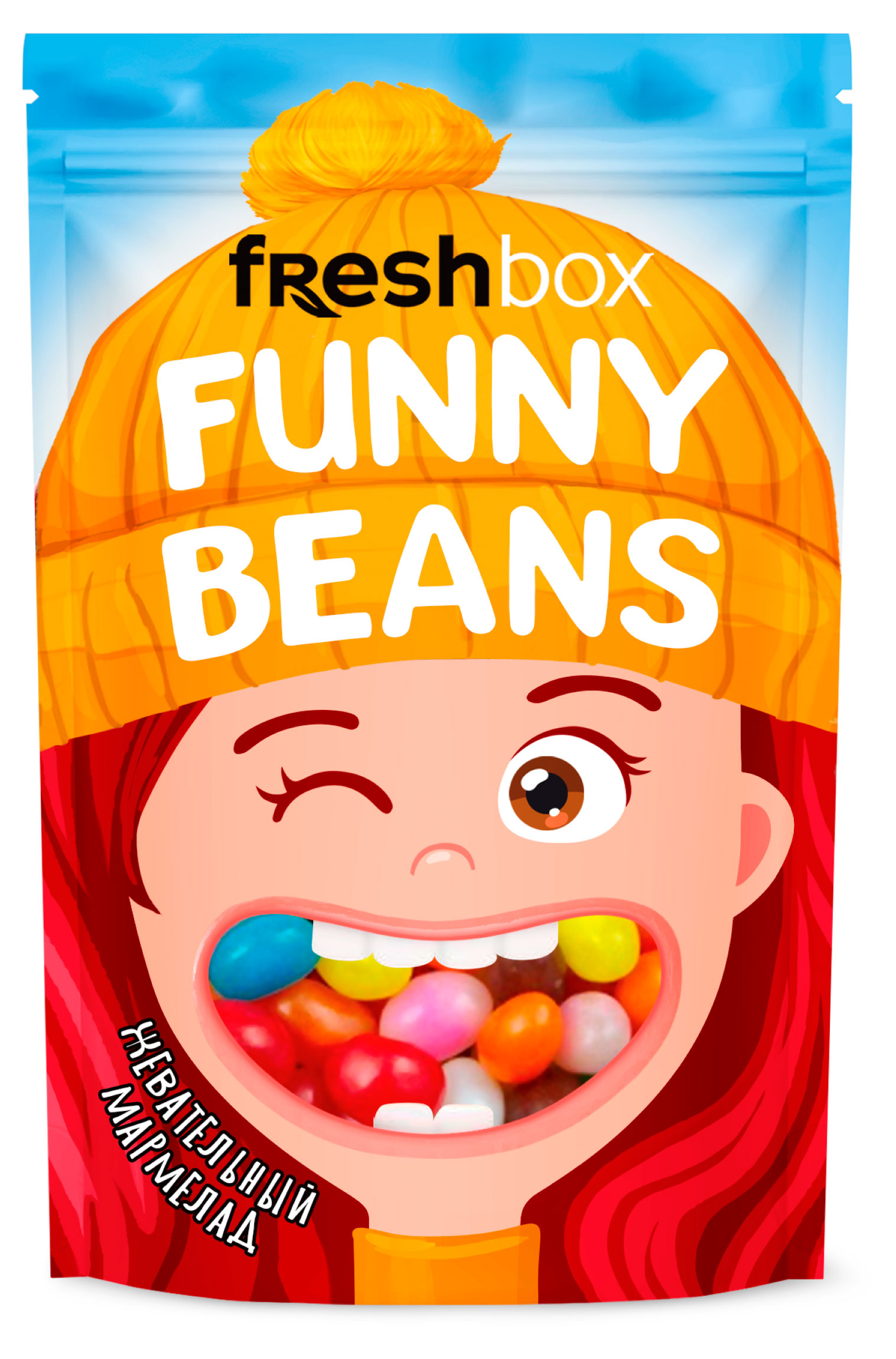 Мармелад жевательный Freshbox Funny Beans, 33 г