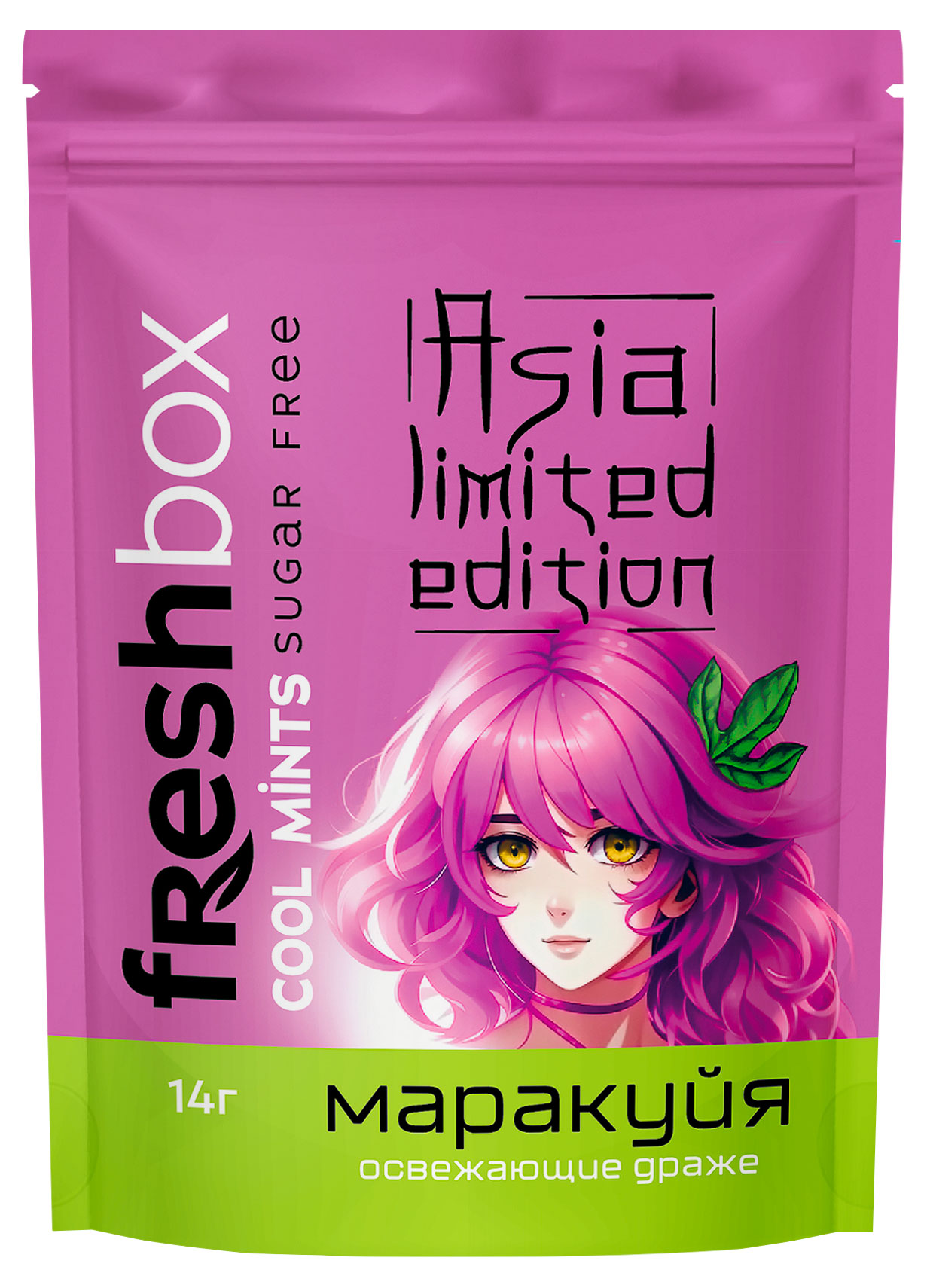 Драже освежающее Freshbox Asia Limited Edition маракуйя, 14 г