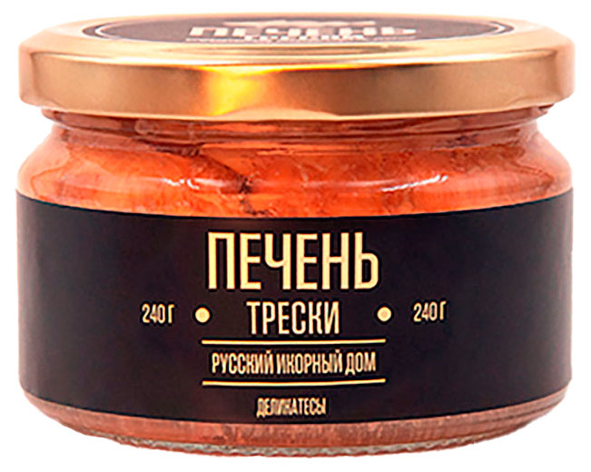 Печень трески Русский икорный дом атлантической, 240 г