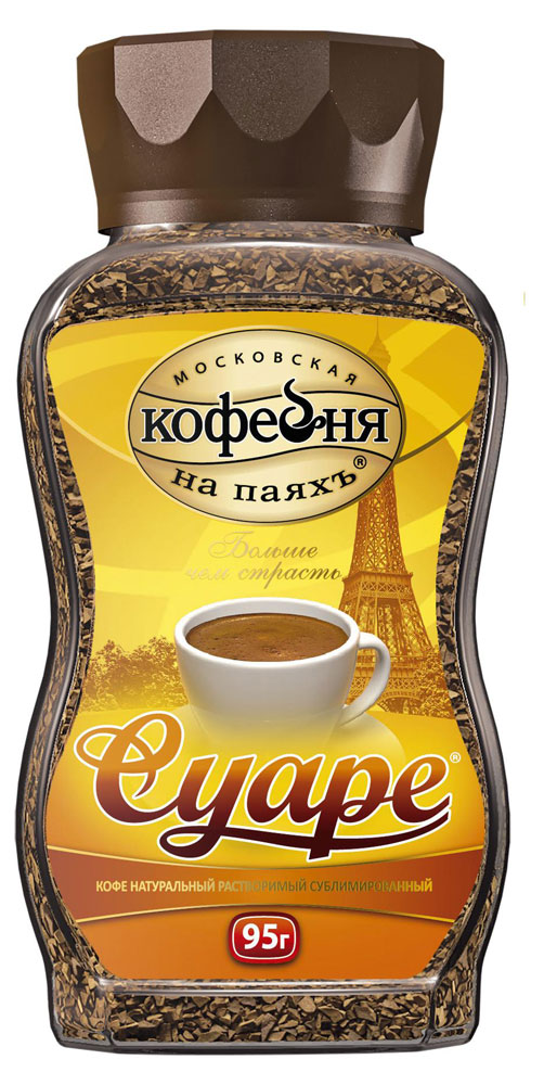Кофе растворимый Московская Кофейня на Паяхъ Суаре, 95 г
