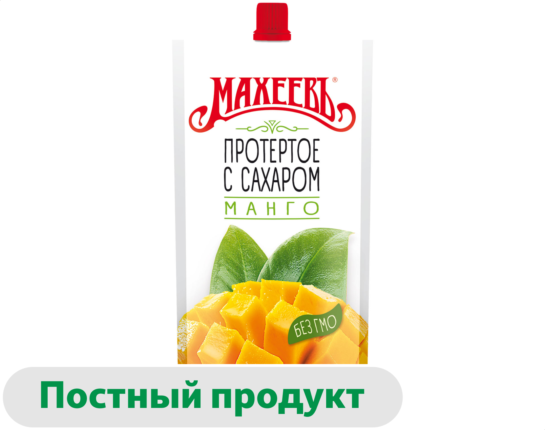 Манго МАХЕЕВЪ протертое с сахаром, 300 г