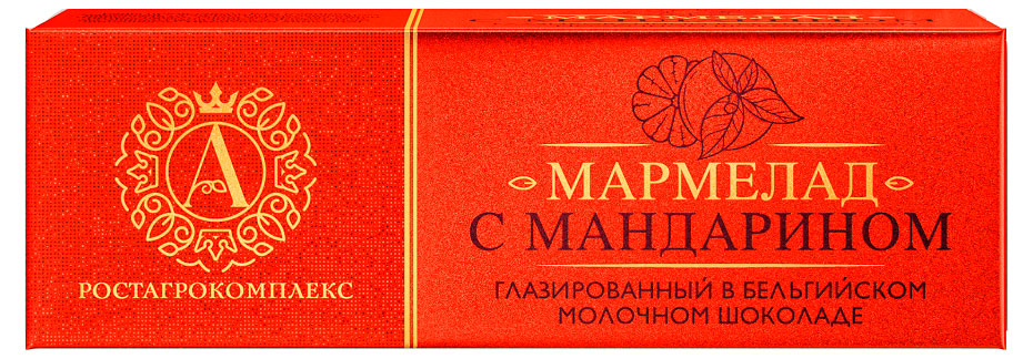 Мармелад желейно-фруктовый глазированный А.Ростагрокомплекс Сырок в молочном шоколаде с мандарином охлажденный, 45 г