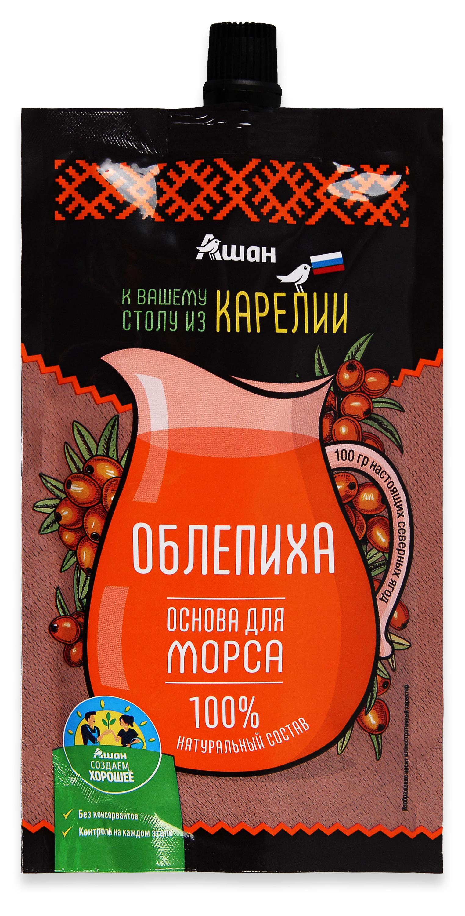 Основа для морса АШАН Красная птица Облепиха, 200 г