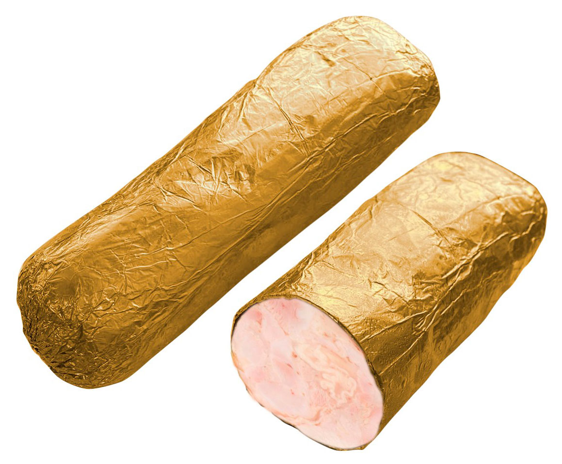 Рулет куриный варено-копченый Мясницкий ряд охлажденный, ~ 1 кг