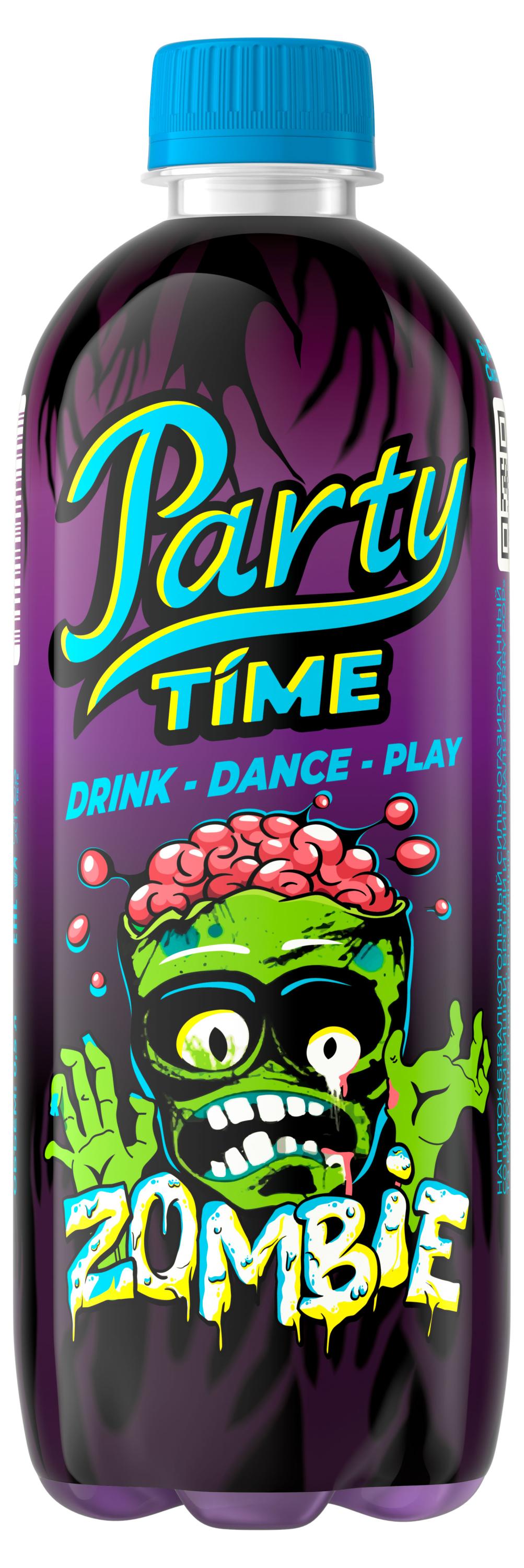 Напиток газированный Party Time Zombie, 0,5 л