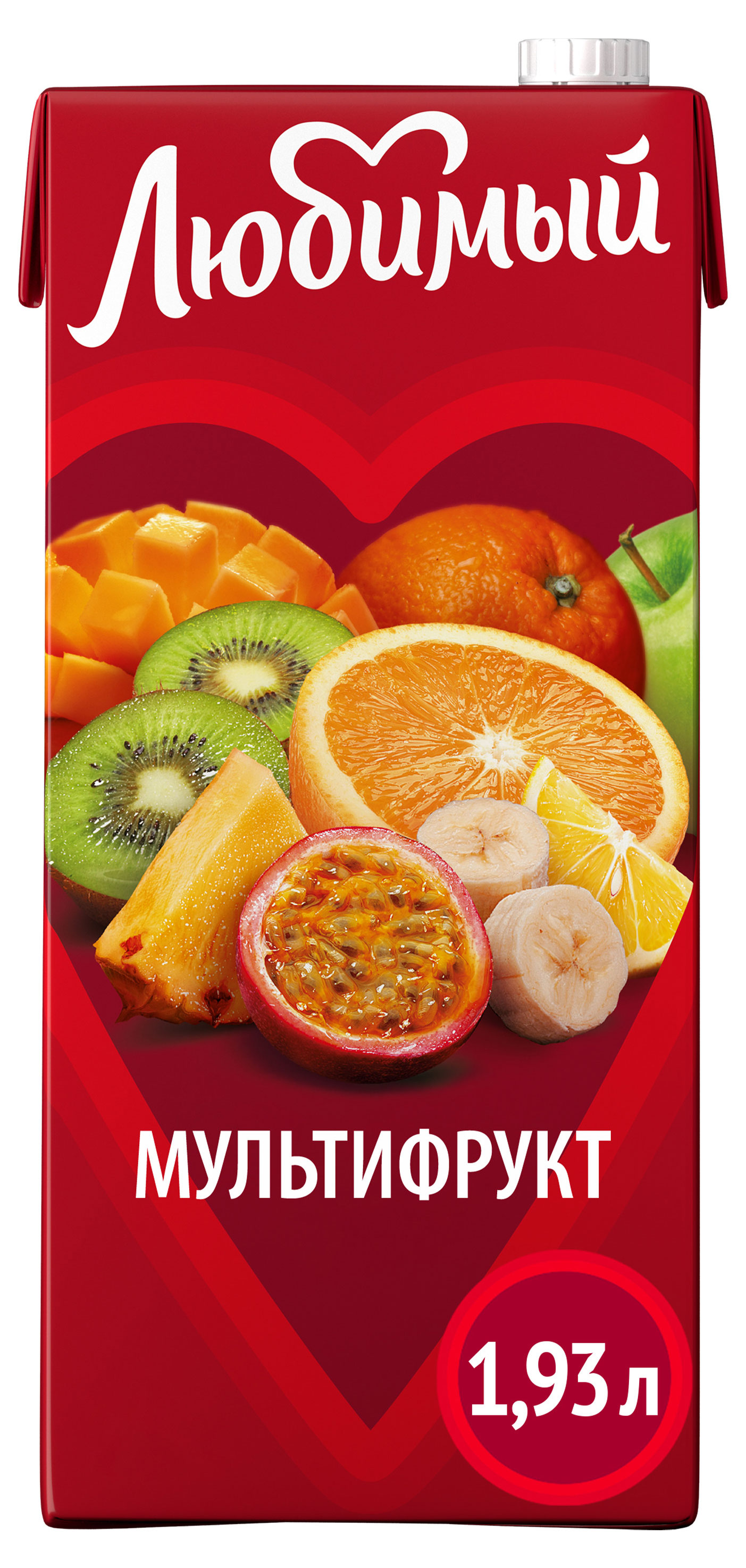 Нектар Любимый Мультифрукт, 1,93 л