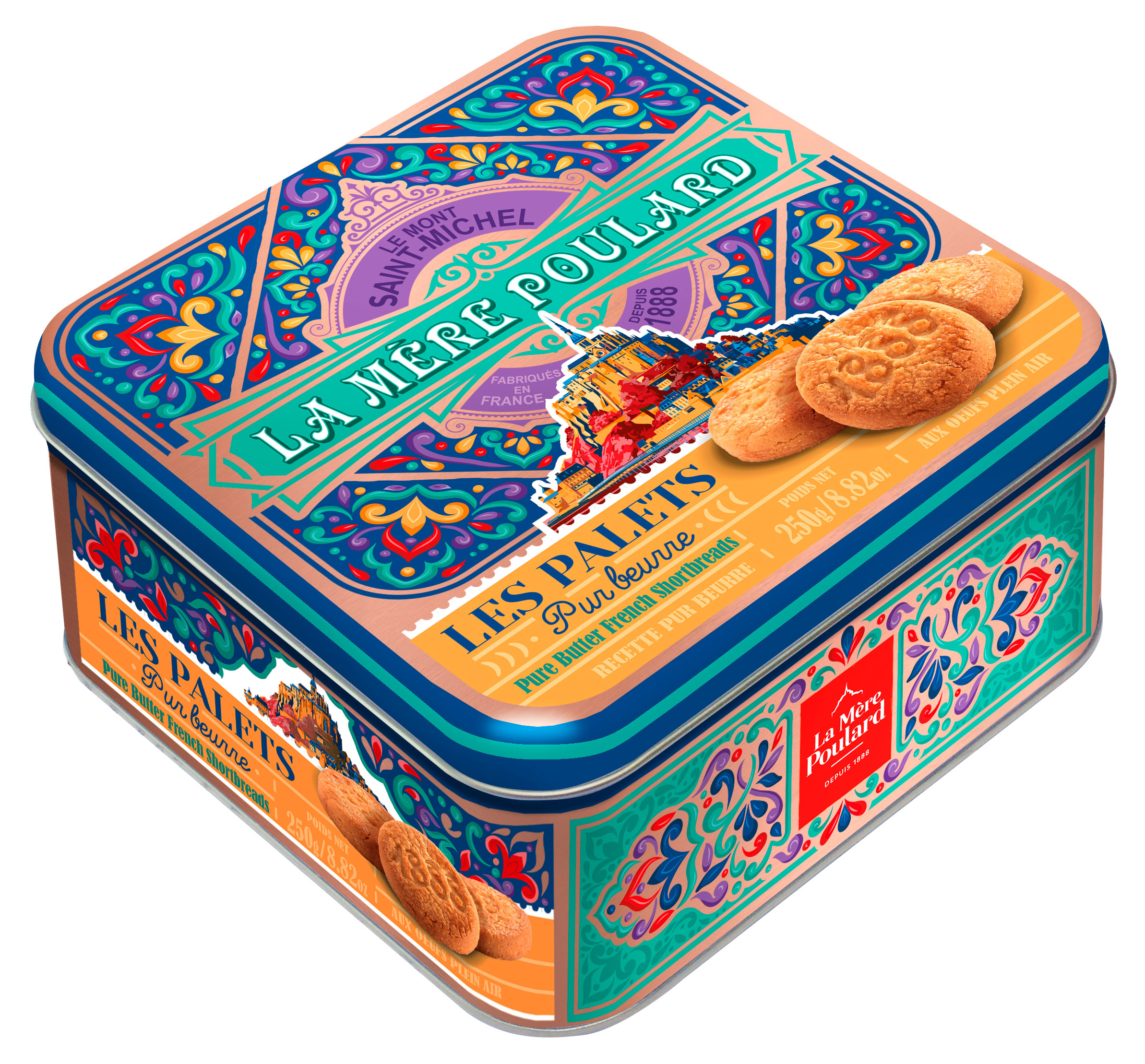 Печенье песочное La Mere Poulard на сливочном масле Франция, 250 г