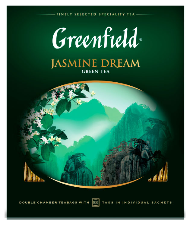 Чай зеленый Greenfield Jasmine Dream, 100х2 г