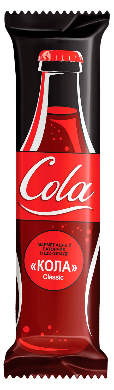 Батончик мармеладный Couturier Кола Classic в шоколаде, 22 г