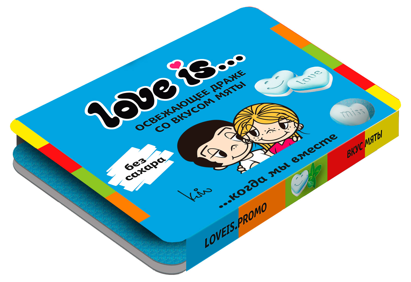 Конфеты освежающие Love Is со вкусом мяты без сахара, 10,8 г