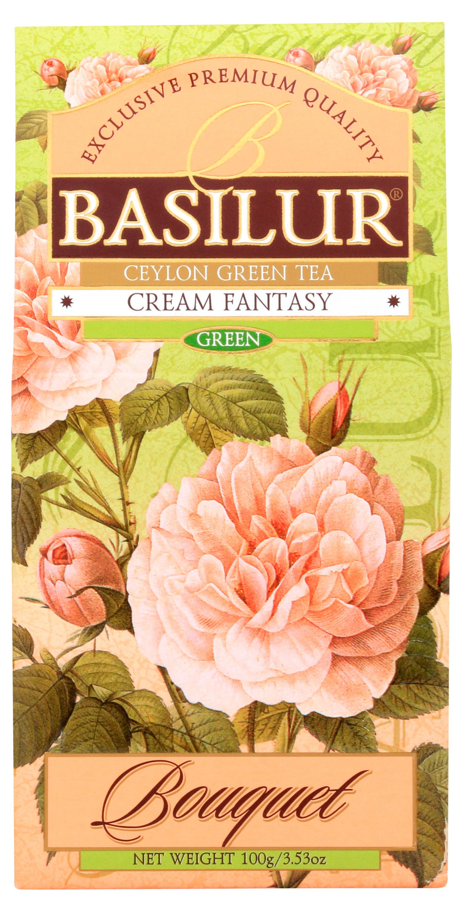 Чай зеленый Basilur Bouquet Cream Fantasy Шри-Ланка, 100 г