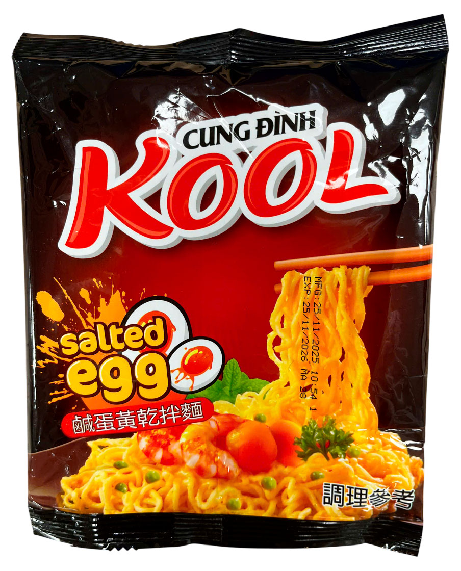 Лапша быстрого приготовления Kool со вкусом соленого яичного желтка Вьетнам, 90 г