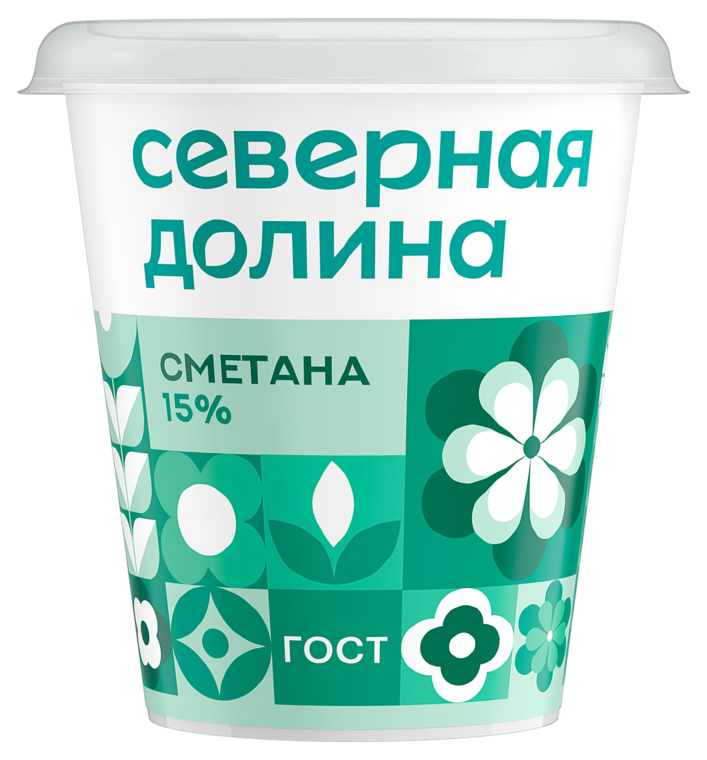 Сметана Северная долина ГОСТ 15% БЗМЖ, 300 г