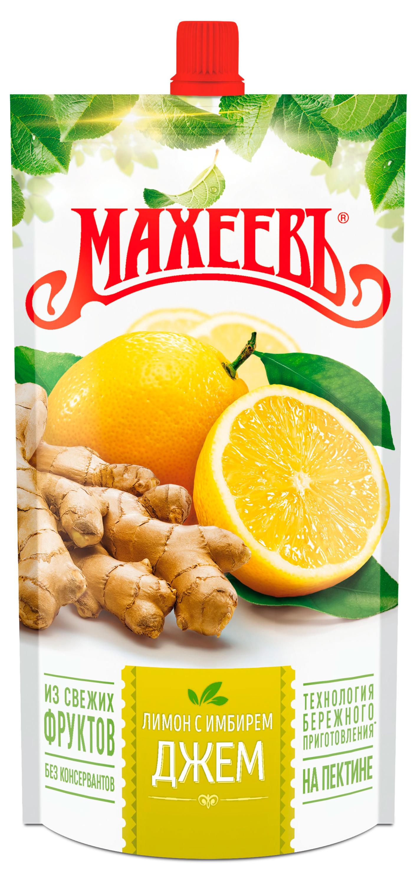 Джем МАХЕЕВЪ Лимон с имбирем, 300 г