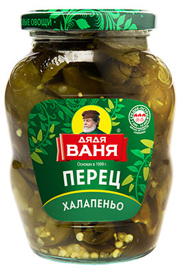 Перец Халапеньо Дядя Ваня, 350 г